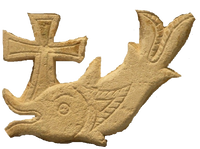 · Ichthys · Ἰησοῦς Χριστός Θεοῦ Υἱός Σωτήρ · Iēsoûs Christós Theoû Yiós Sōtḗr · · Ichthys · Ἰησοῦς Χριστός Θεοῦ Υἱός Σωτήρ · Iēsoûs Christós Theoû Yiós Sōtḗr ·