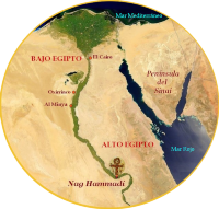 · Emplazamientos de Nag Hammadi y Oxirrinco en Egipto · · Emplazamientos de Nag Hammadi y Oxirrinco en Egipto ·