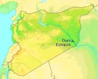 · Ubicación de Dura Europos en la Siria actual · · Ubicación de Dura Europos en la Siria actual ·