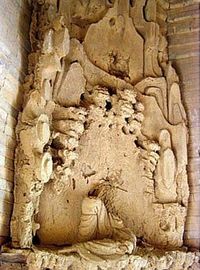 · Cristianismo Primitivo en China · Early Christianity in China · Escena de la Natividad en el segundo piso de la Pagoda cristiana del Monasterio Da Qin · s. VIII al IX d. JC.