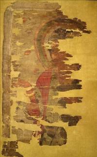 · Cristianismo Primitivo en China · Banderola de seda encontrada en las Cuevas de Dunhuang · Dinastía Tang, s. IX d. JC. · Early Christianity in China · · Cristianismo Primitivo en China · Banderola de seda encontrada en las Cuevas de Dunhuang · Dinastía Tang, s. IX d. JC. · Early Christianity in China ·